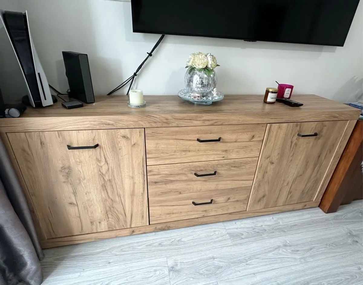 sideboard with 2 doors and 3 drawers - Image 1