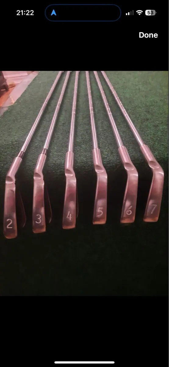 Set of Ping S59 RH Black Dot Stiff shaft - Image 2