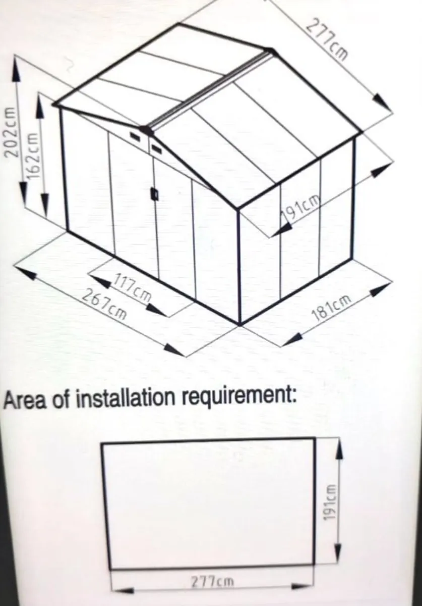 Multifunctional Steel Garden Shed - Image 3