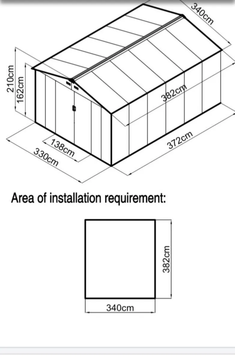 Multifunctional Steel Garden Shed - Image 4