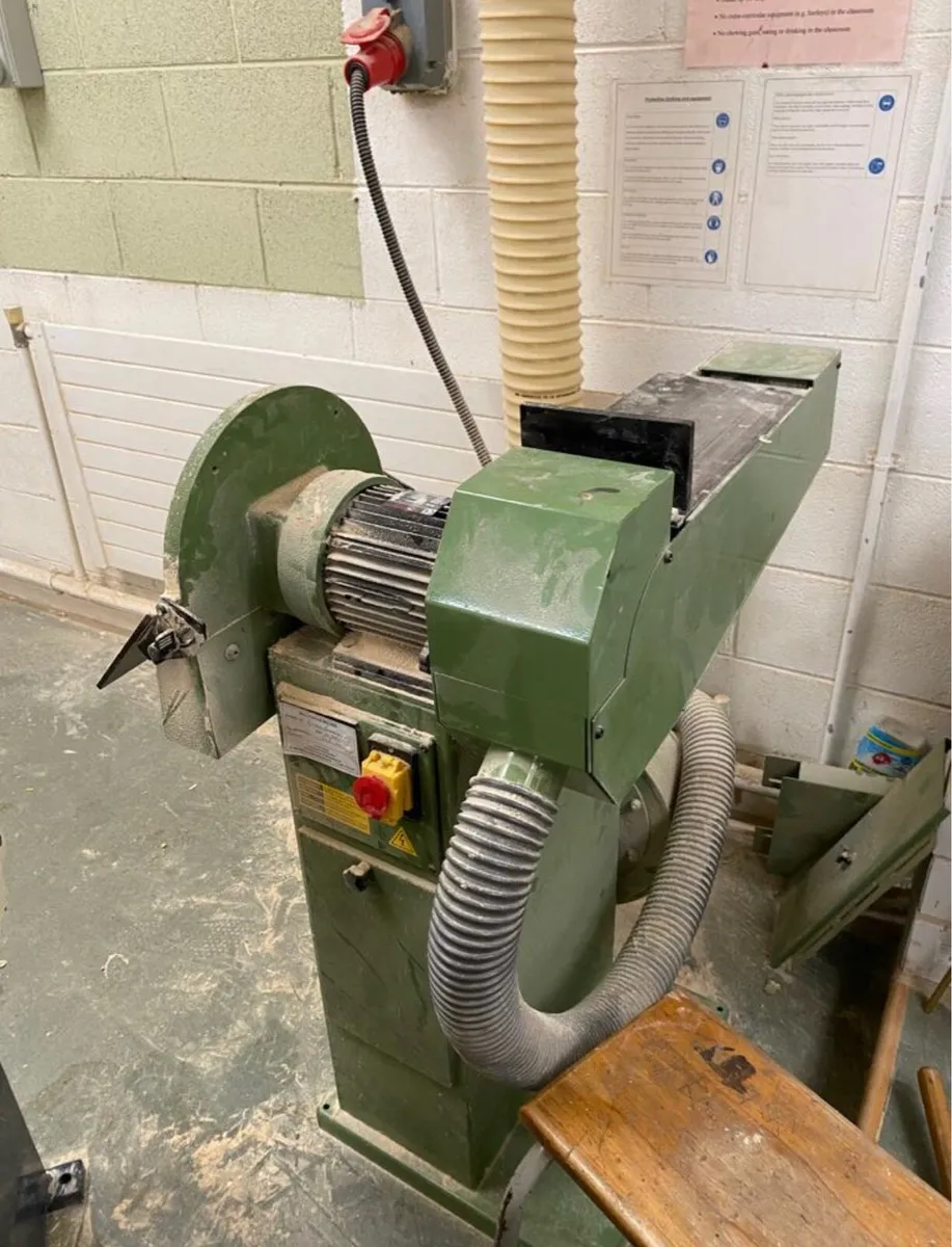 Ex school disc and belt sander - Image 2