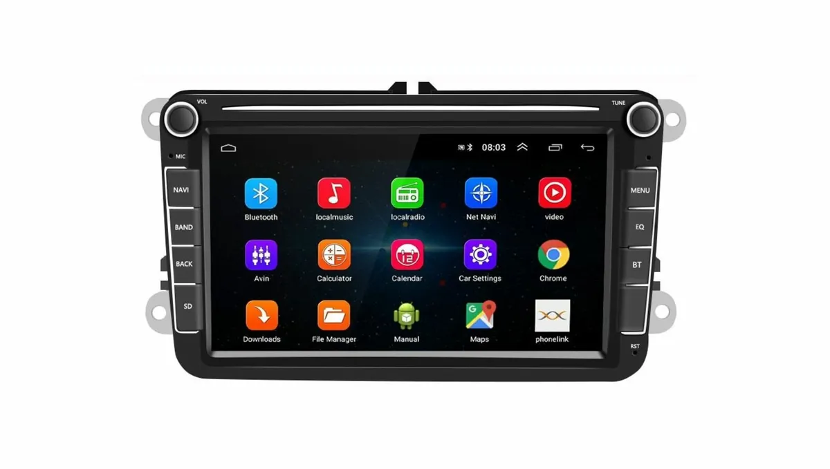 8" Volkswagen radio Passat Caddy T5 T6 Golf - Image 3