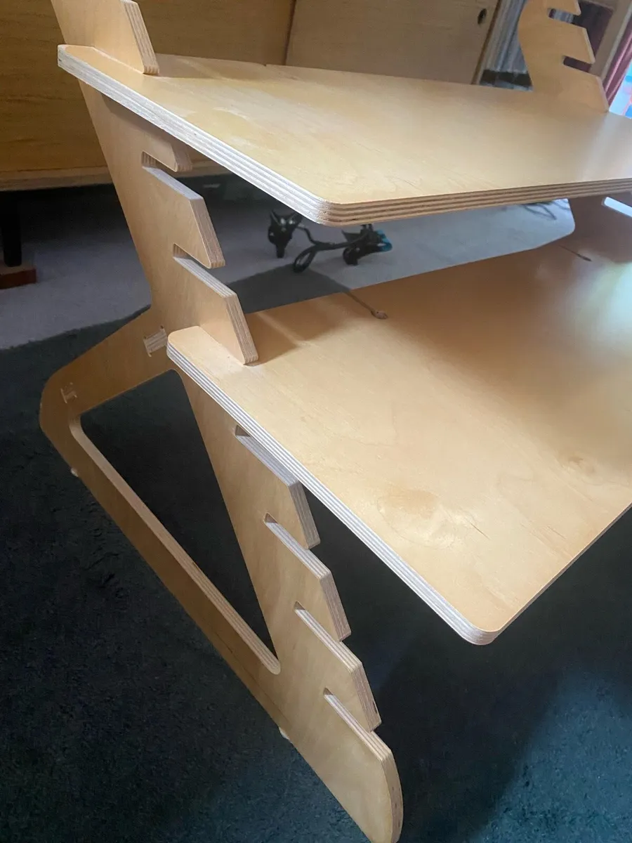 Wooden desktop standing desk - Image 2