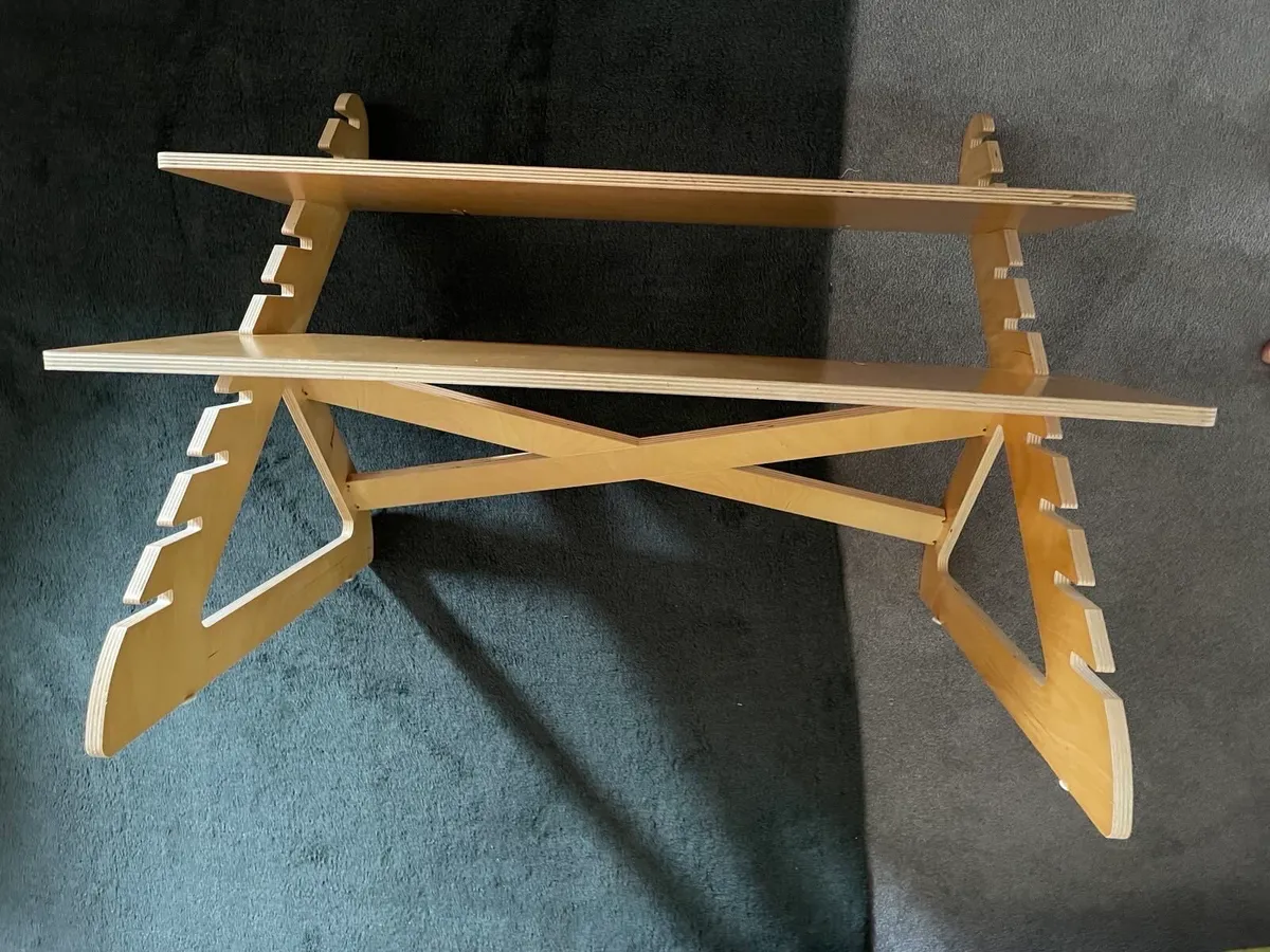 Wooden desktop standing desk - Image 3
