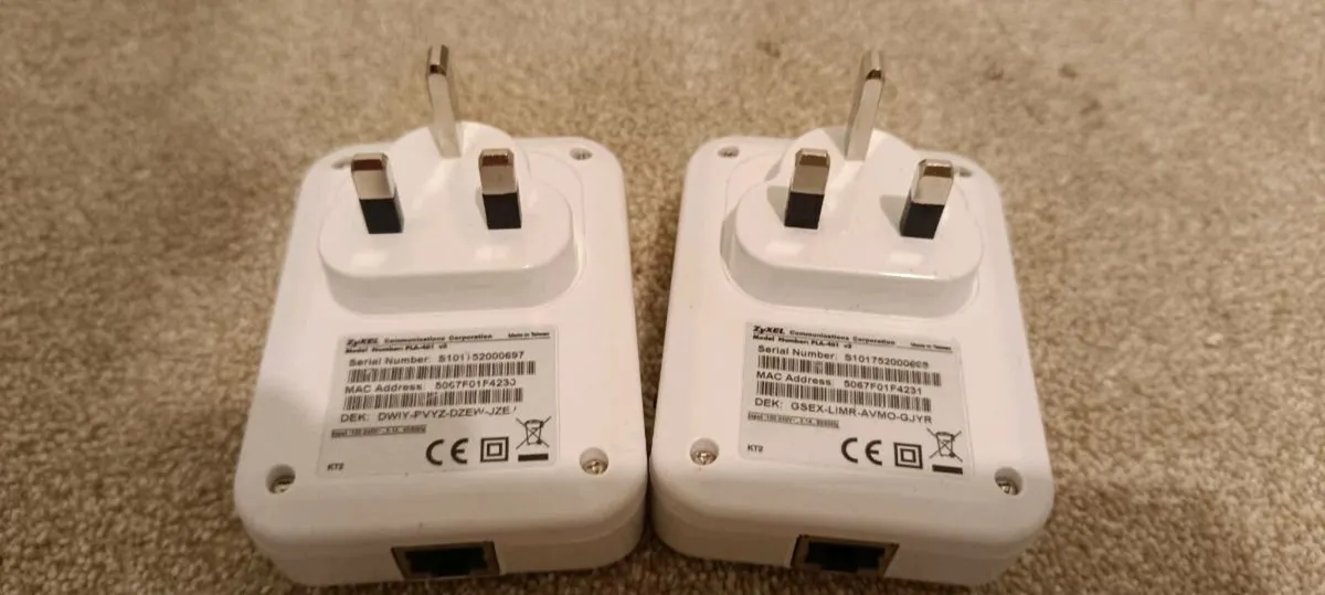 Zyxel ethernet over power adapter PLA-40 - Image 2