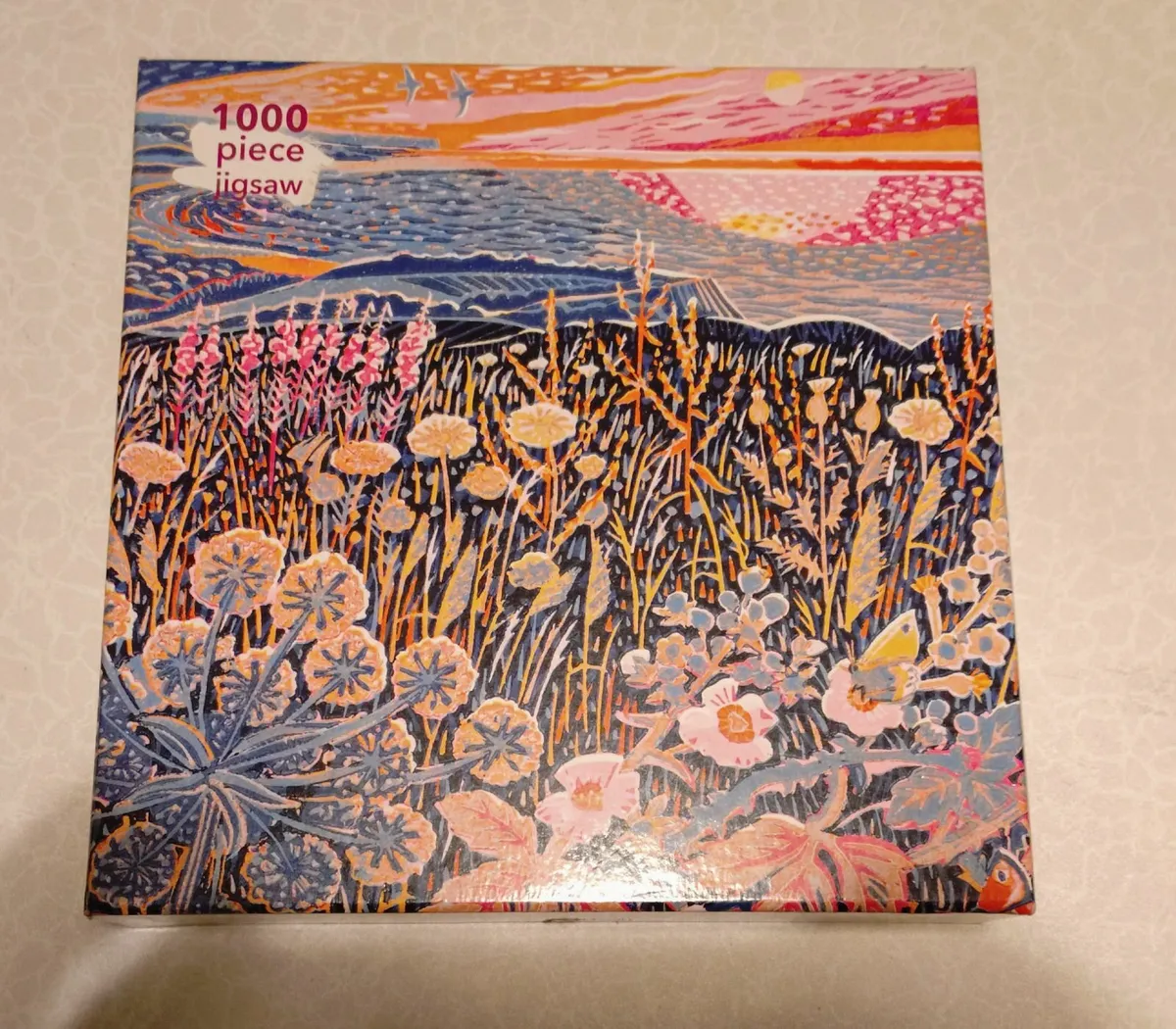TWO JIGSAW PUZZLES 1000 PIECES (NEW & USED). - Image 1