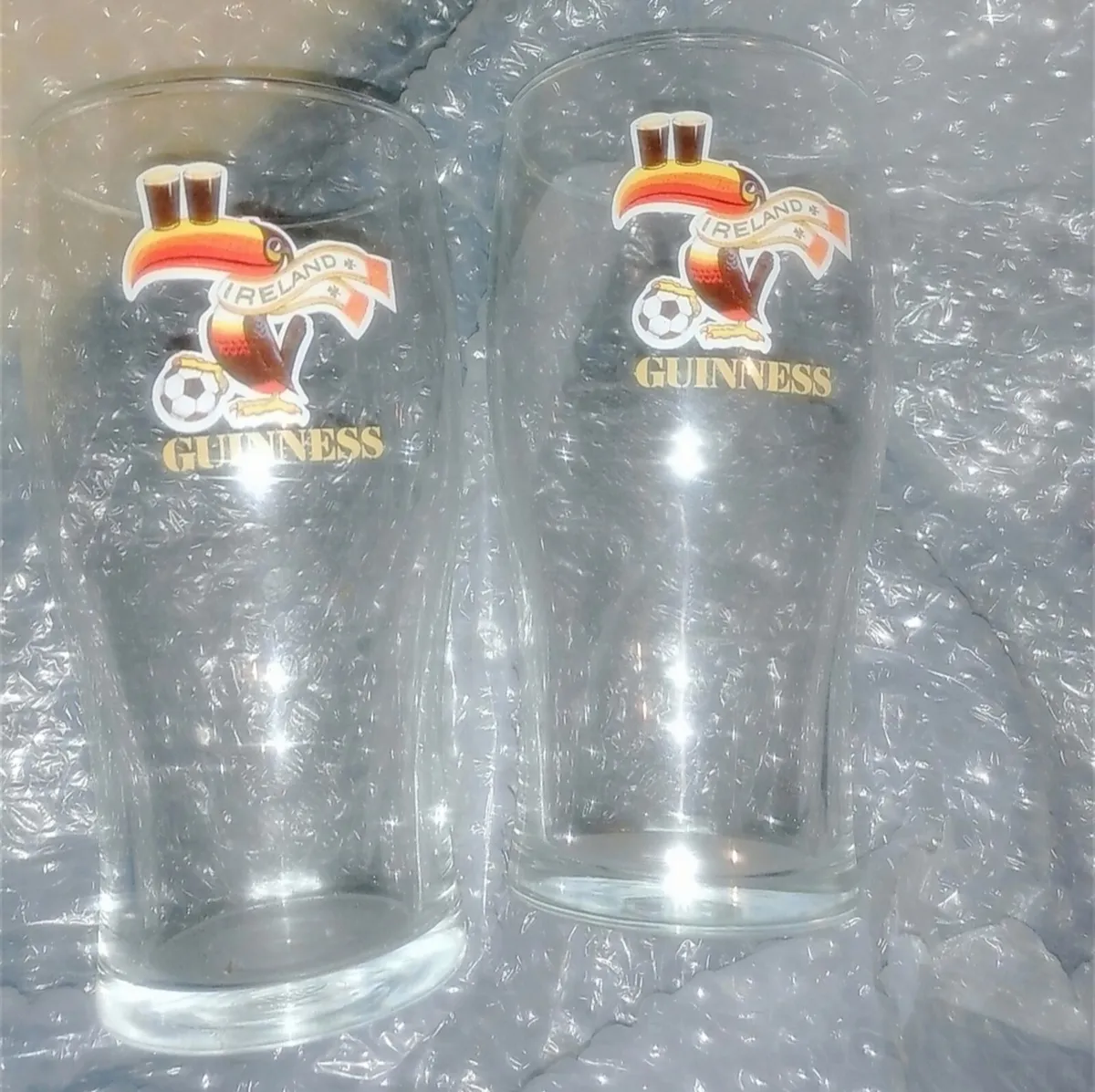 OLD GUINNESS GLASSES AND JUG - Image 2