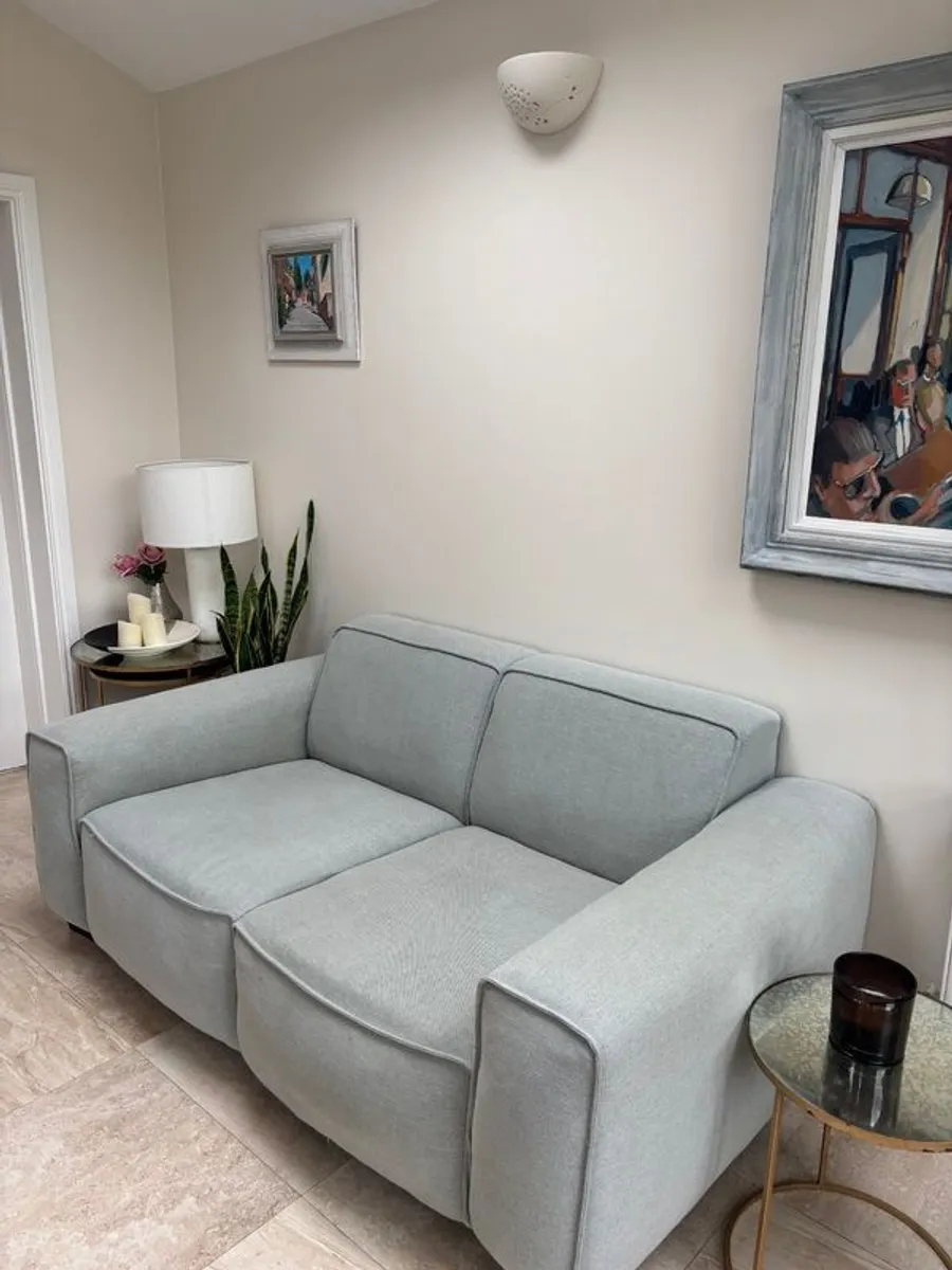 Meadows & Byrne 2 seater Sofa + Armchair - Image 1