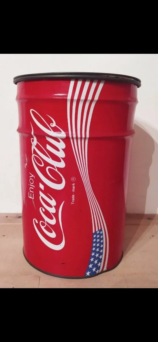 Retro 80s coca cola bin - Image 2