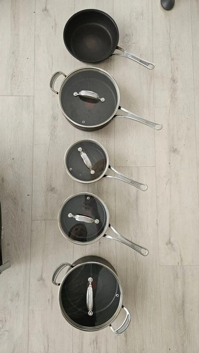 Jamie Oliver Tefal 5-Piece Pan Set (Non stick) - Image 1