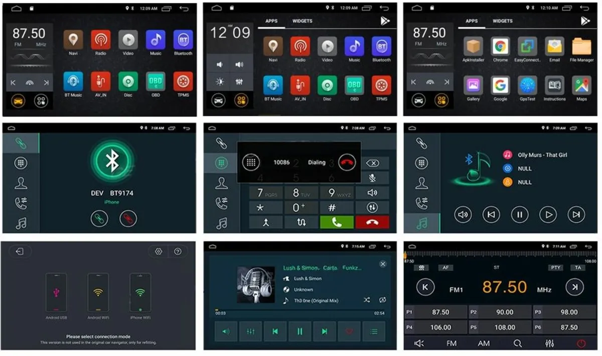 9" Volkswagen T5 T6 Android Radio - Image 3