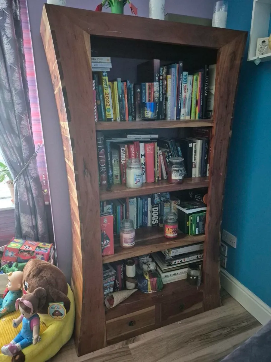 Solid oak book shelf - Image 2
