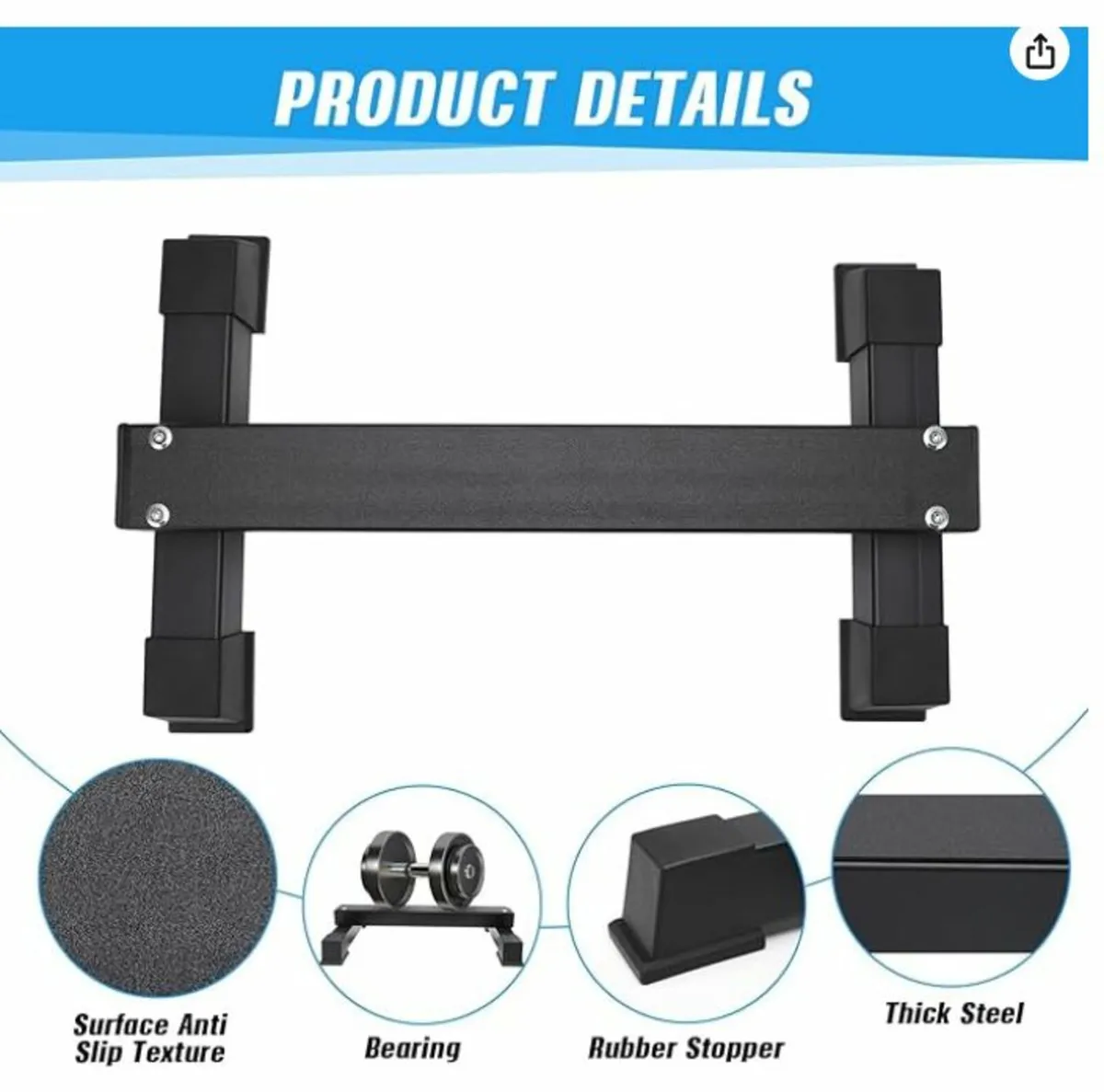 Steel Calf Raise Bar - Image 2