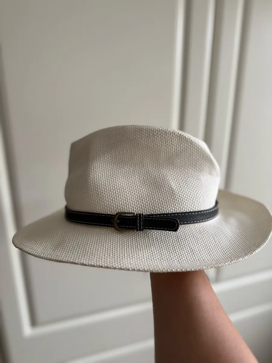 Summer straw Fedora hat - Image 4