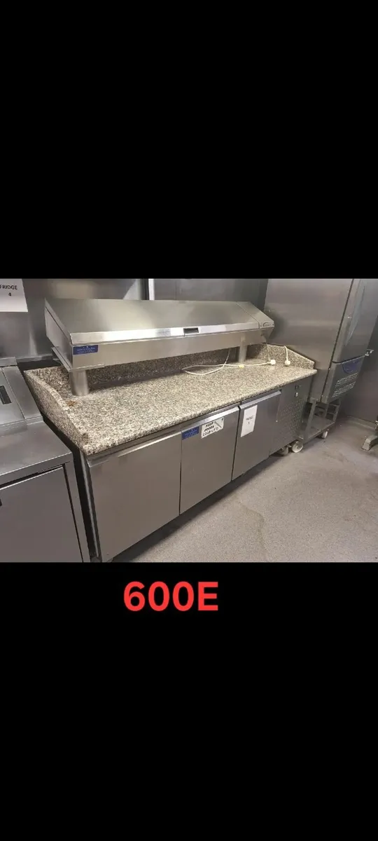/ Pizza Prep Area/Stainless steel Tables/Sinks - Image 1