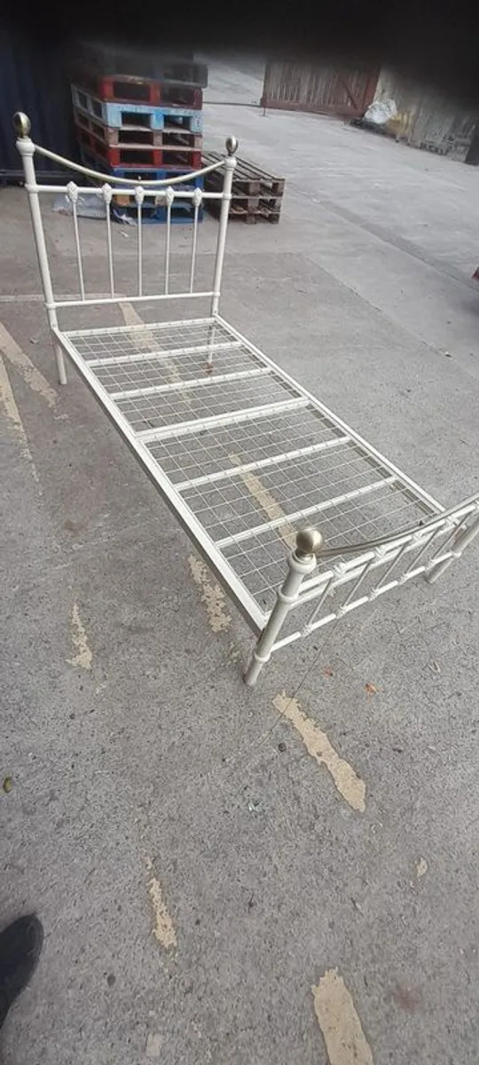 Metal Frame Single Frame Bed - Image 2