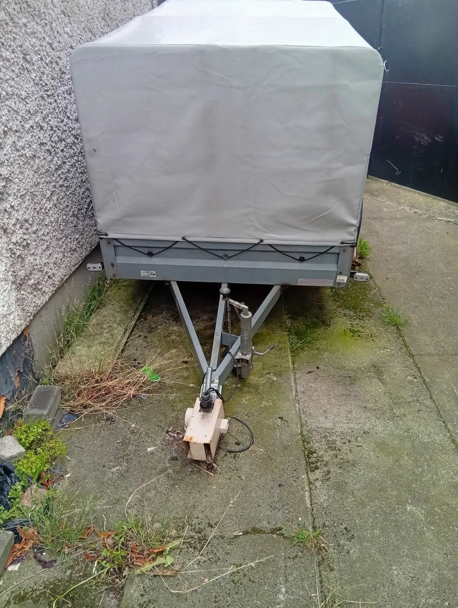 Quality Galvanised trailer with removable canopy - Image 4