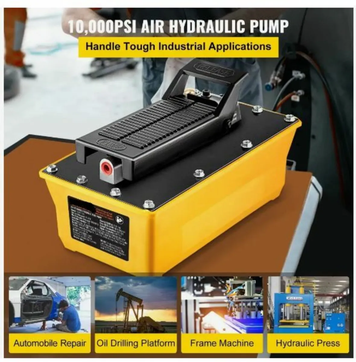 Air Hydraulic Pump, 10,000 PSI - Image 4