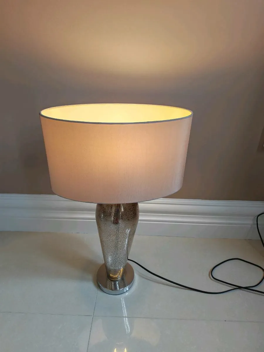Beige Gold Touch Activate Lamp - Image 2