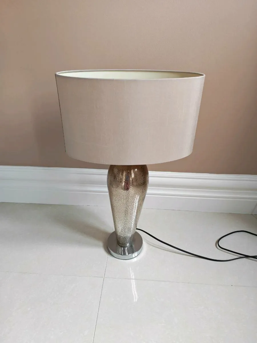 Beige Gold Touch Activate Lamp - Image 3