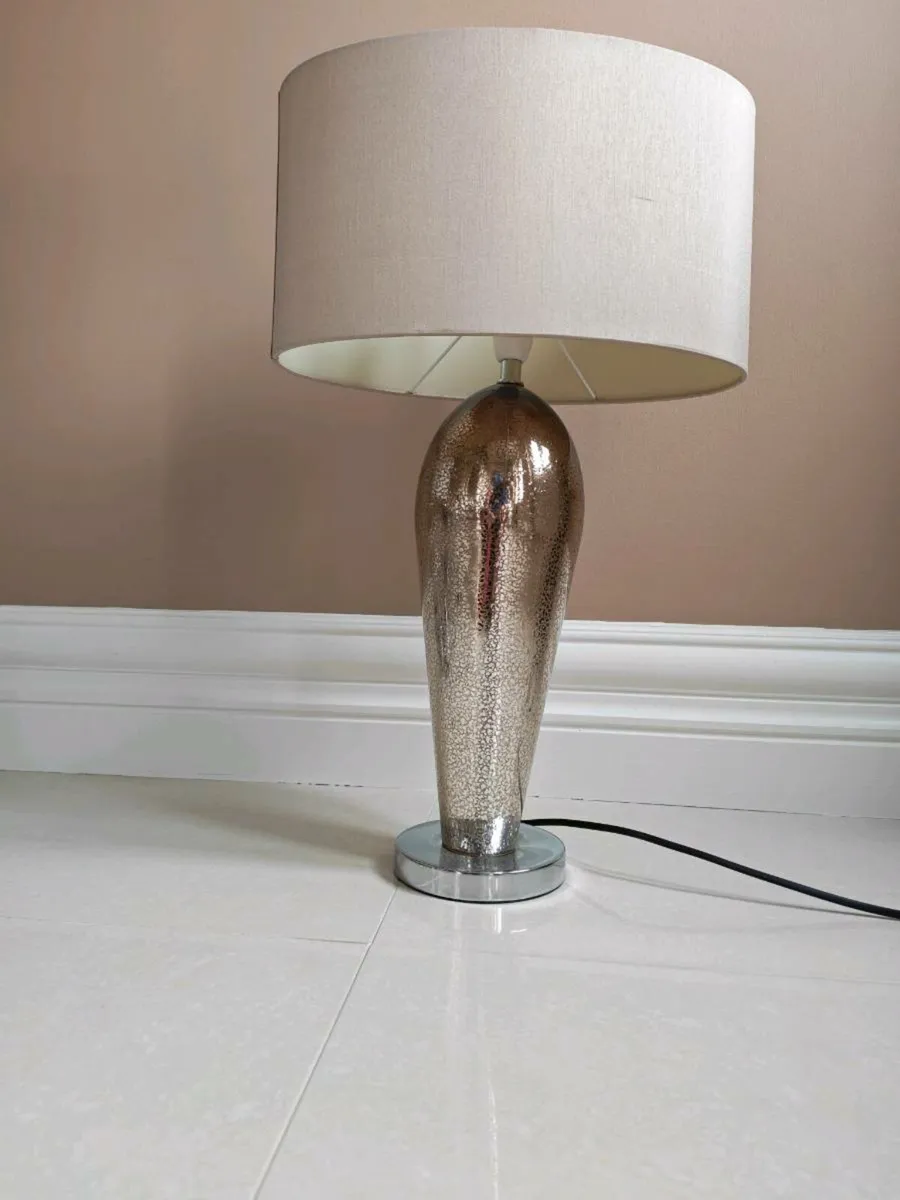 Beige Gold Touch Activate Lamp - Image 4