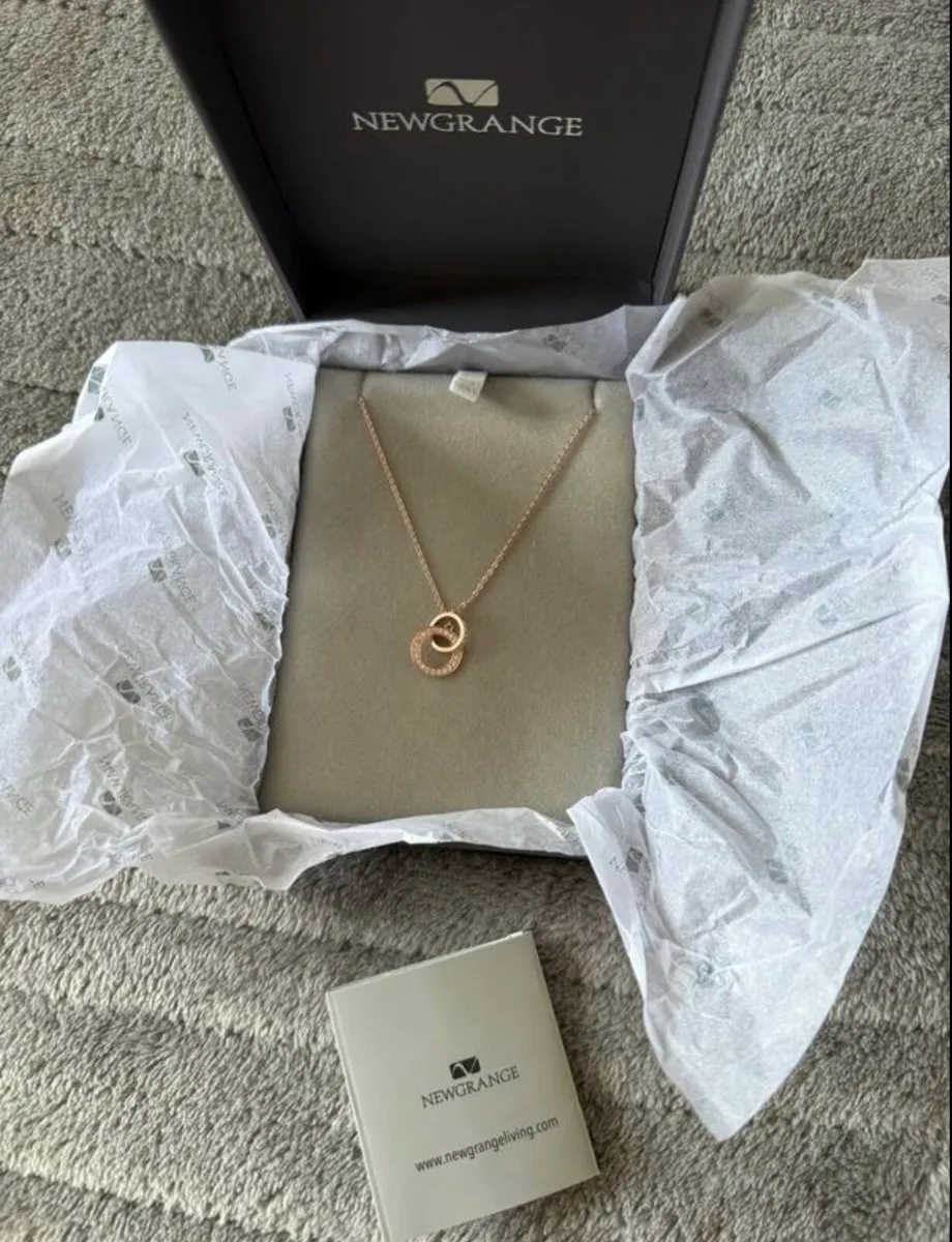 Brand new Newgrange rose gold necklace - Image 1
