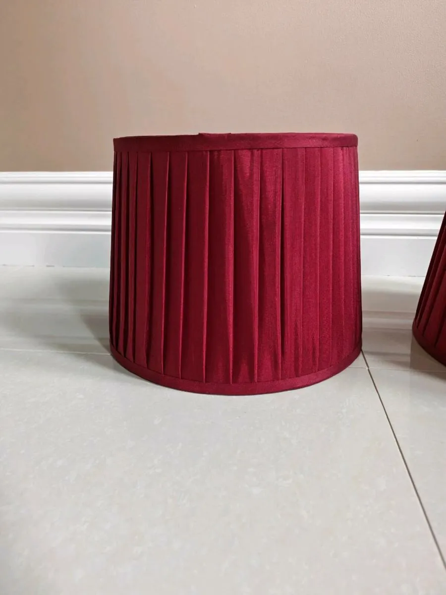 Red Lamp Shades - Image 2