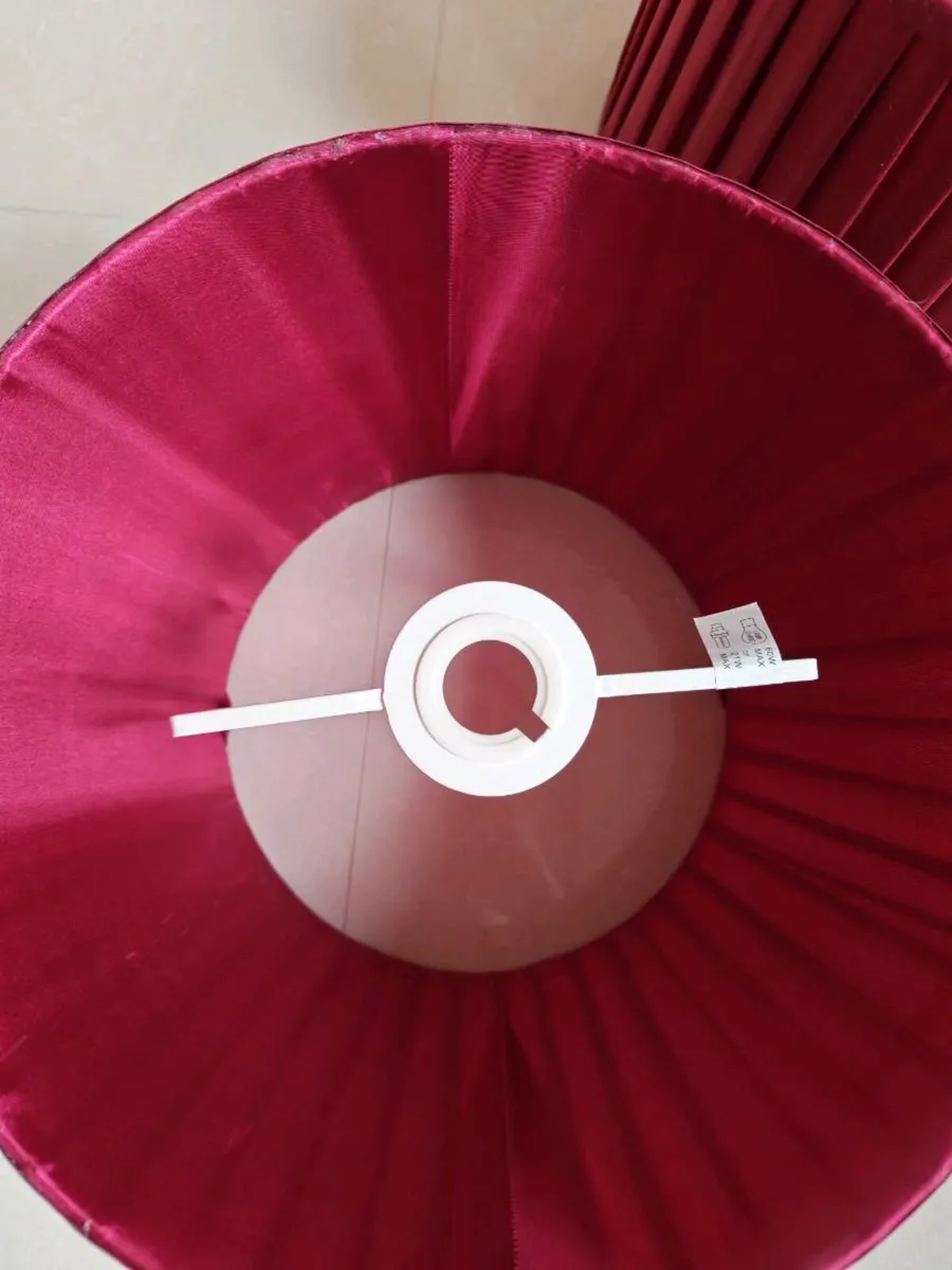 Red Lamp Shades - Image 4