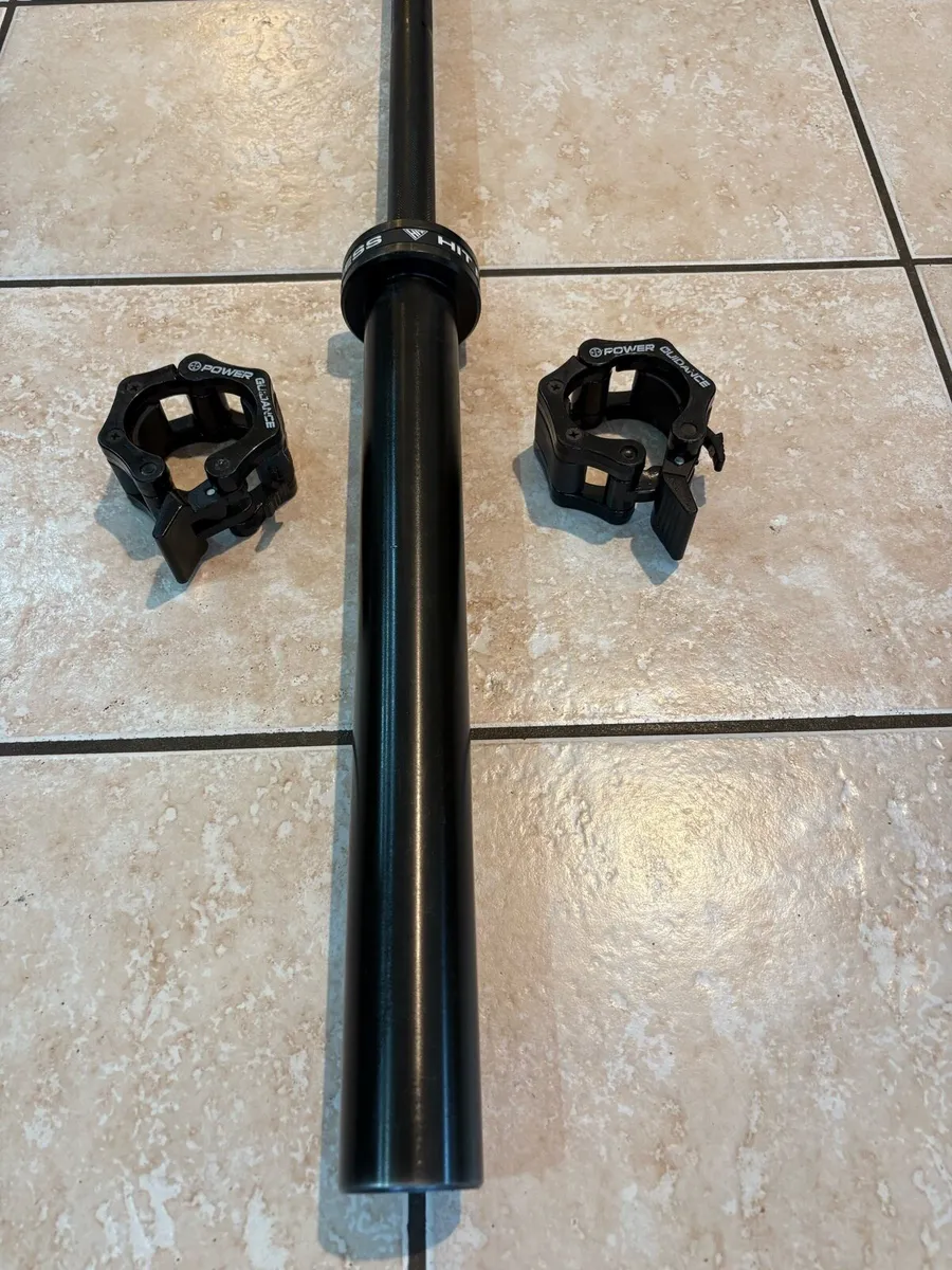 COMMERCIAL HIT ELITE 600KG RATED OLYMPIC BARBELL - Image 3