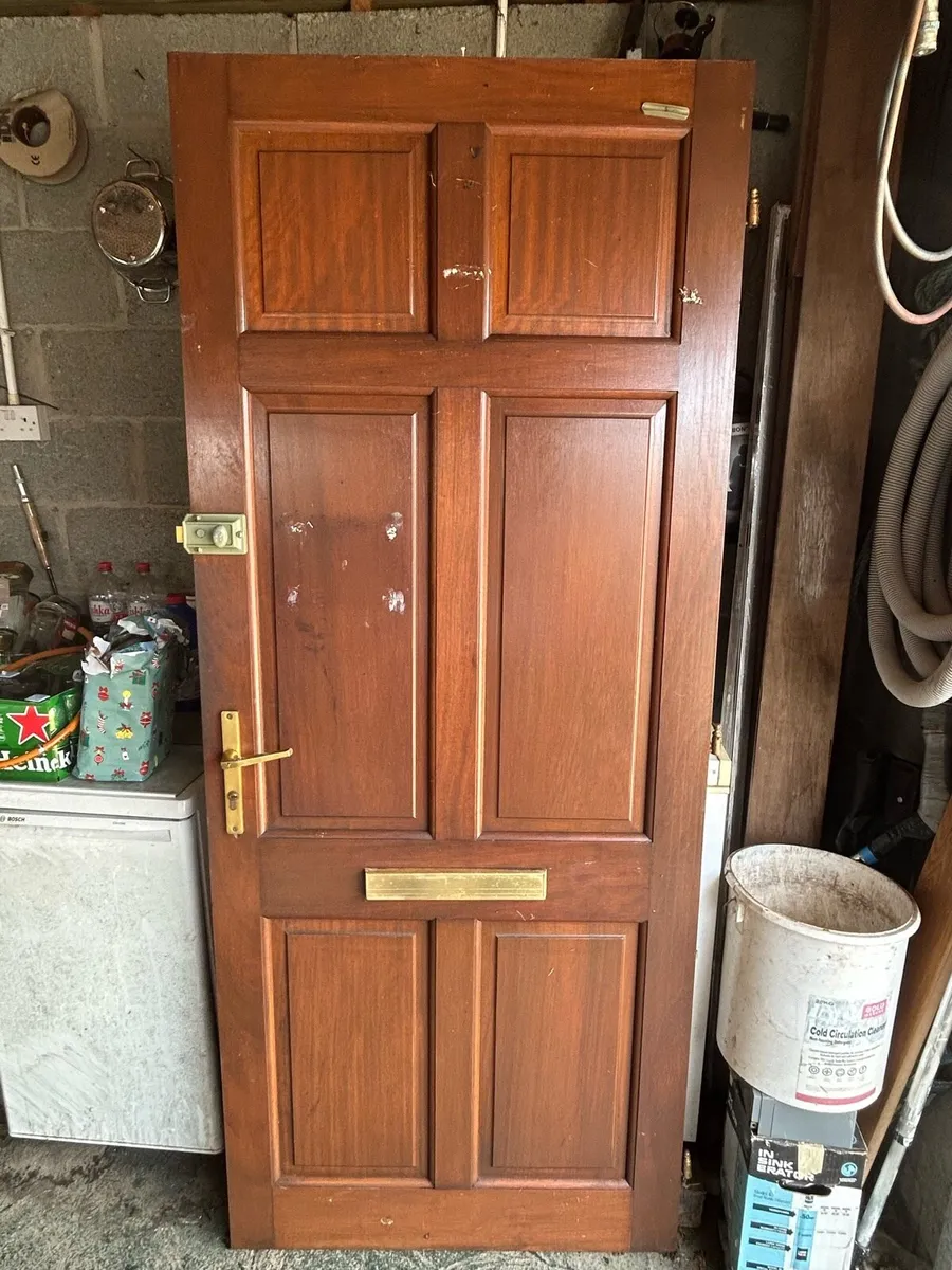 Teak door - Image 1