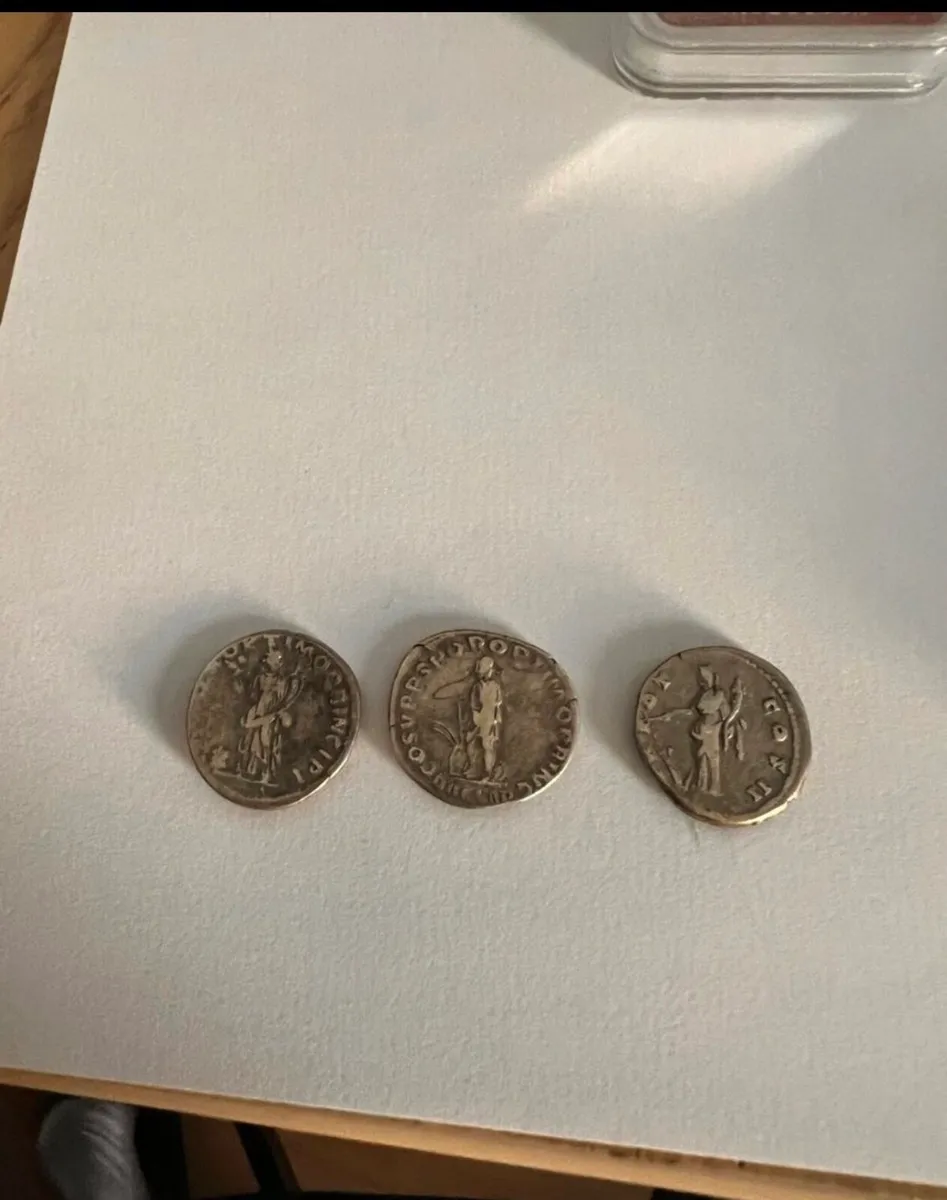 3x Silver Denarius Coins IMMACULATE CONDITION - Image 1