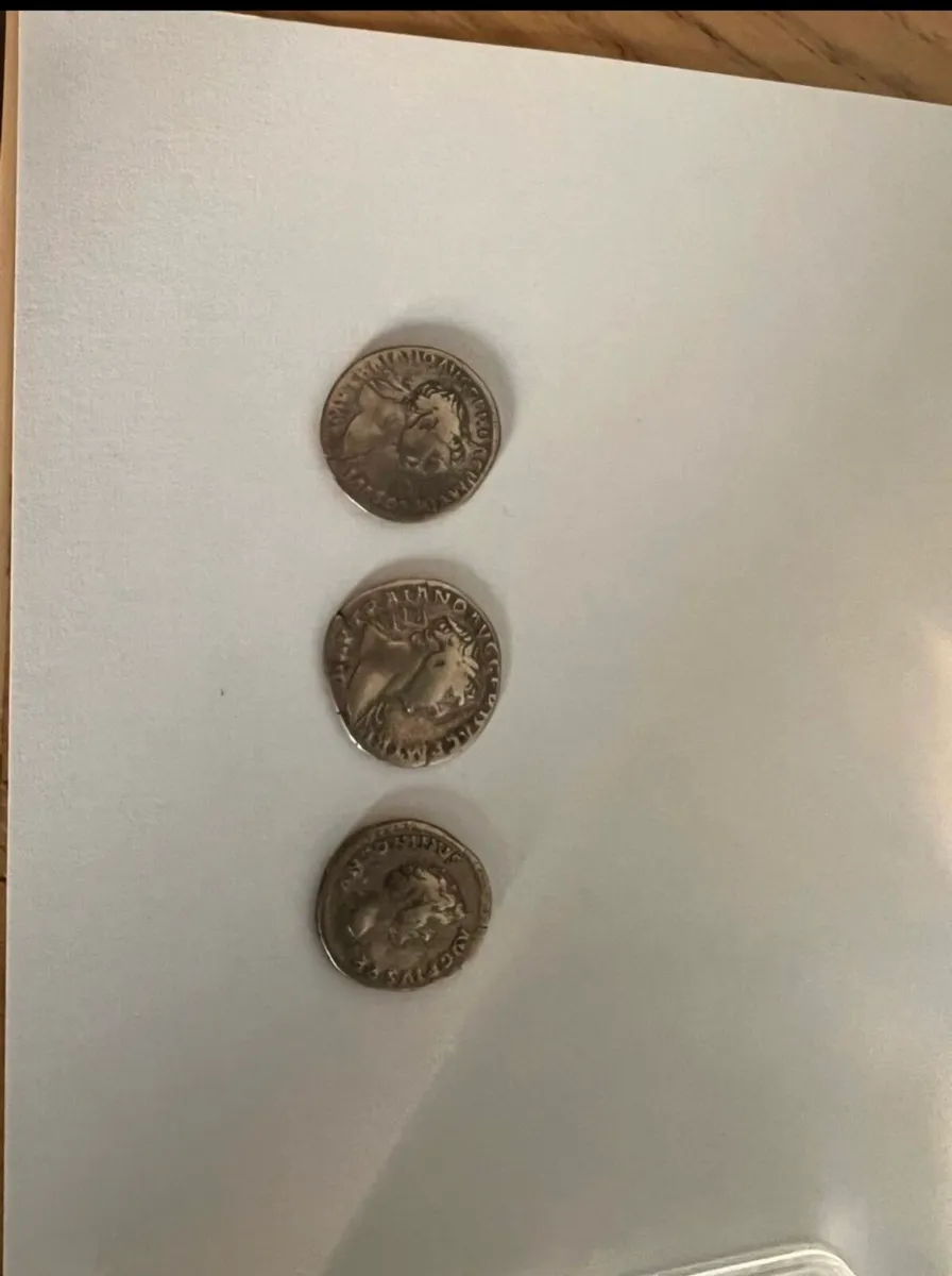 3x Silver Denarius Coins IMMACULATE CONDITION - Image 2