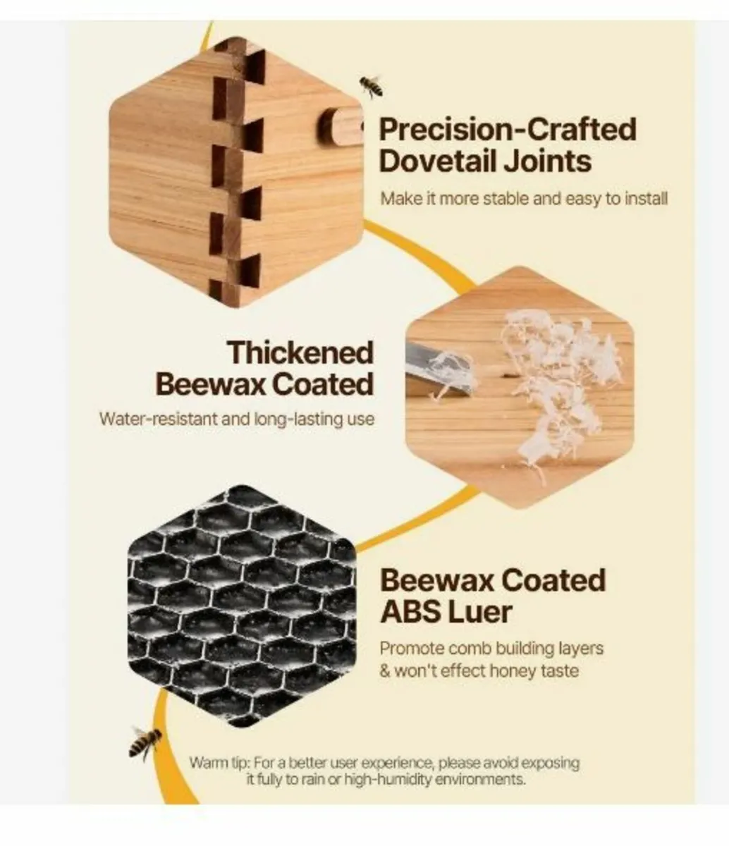 Bee Hive 20 Frame Bee Hives Starter Kit - Image 4