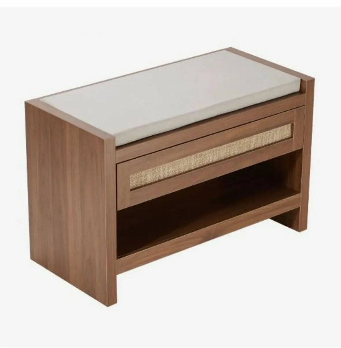 Rattan Bench Woven Bench 30.9 Inches - Image 1