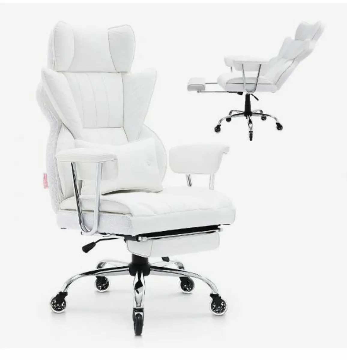 Reclining Office Chair with Footrest - Image 1