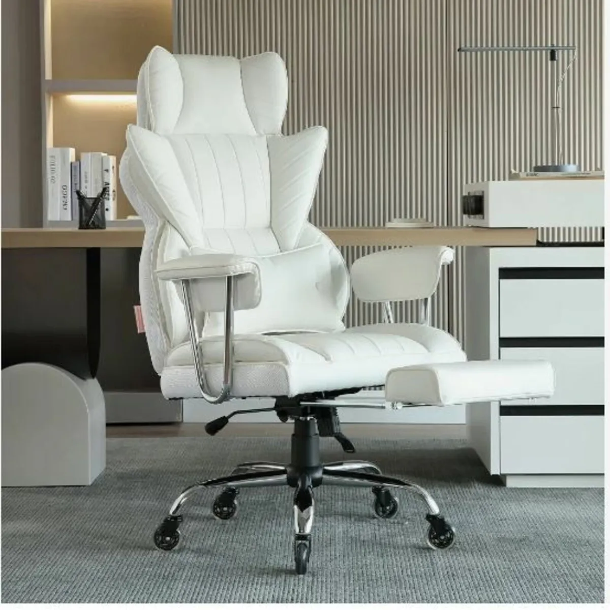 Reclining Office Chair with Footrest - Image 4