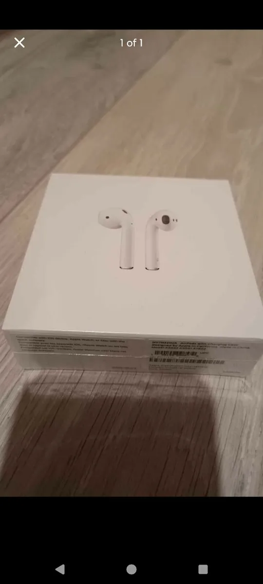 Apple airpods with charging case new in the box