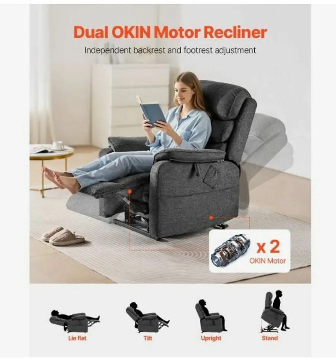 Power Lift Recliner Chair for Elderly and Massage - Image 4