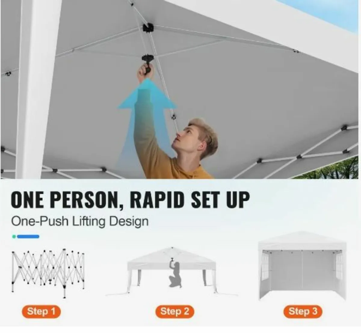 Pop Up Canopy 10 x 10 FT Pop Up Gazebo - Image 2