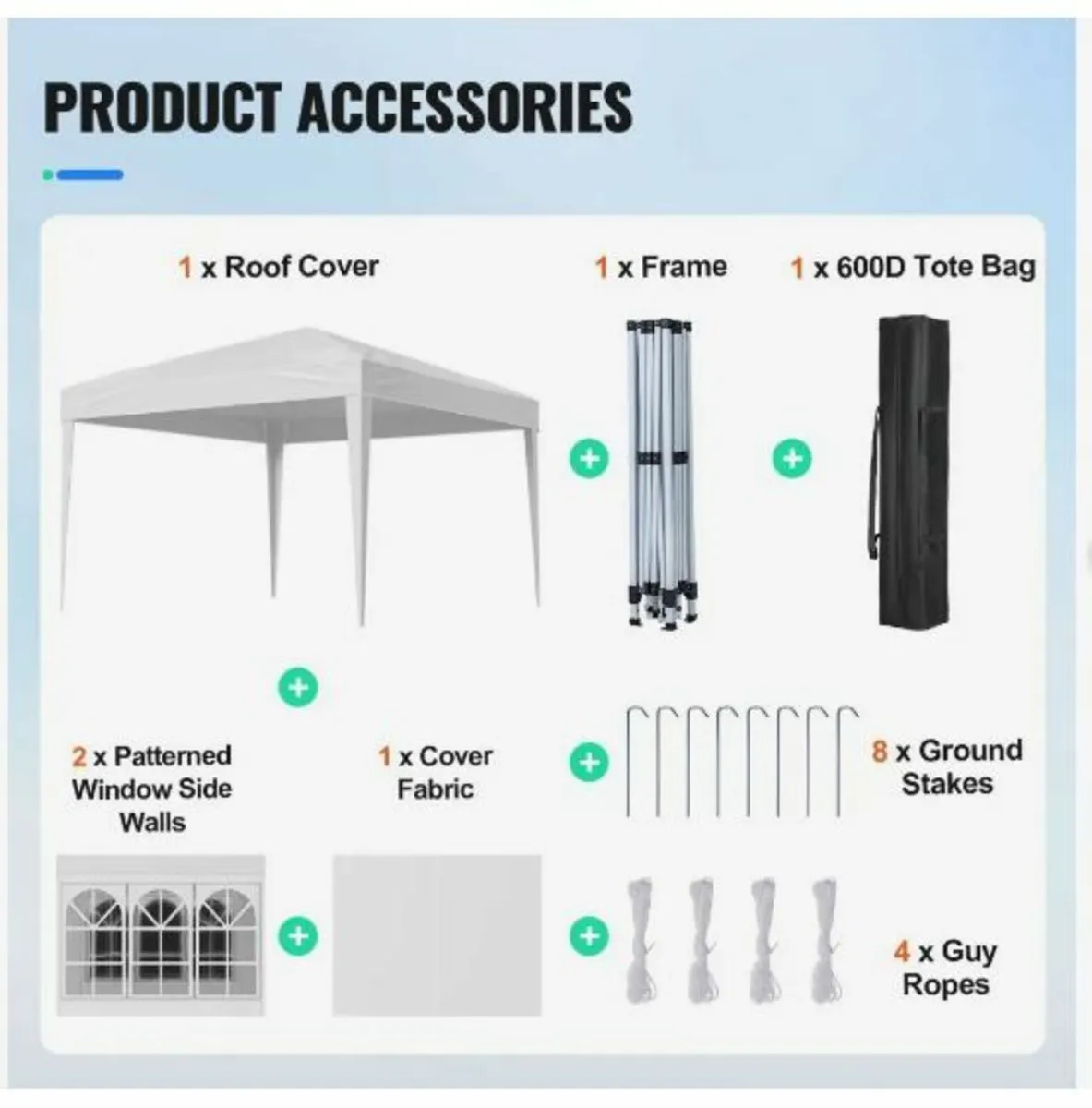 Pop Up Canopy 10 x 10 FT Pop Up Gazebo - Image 3