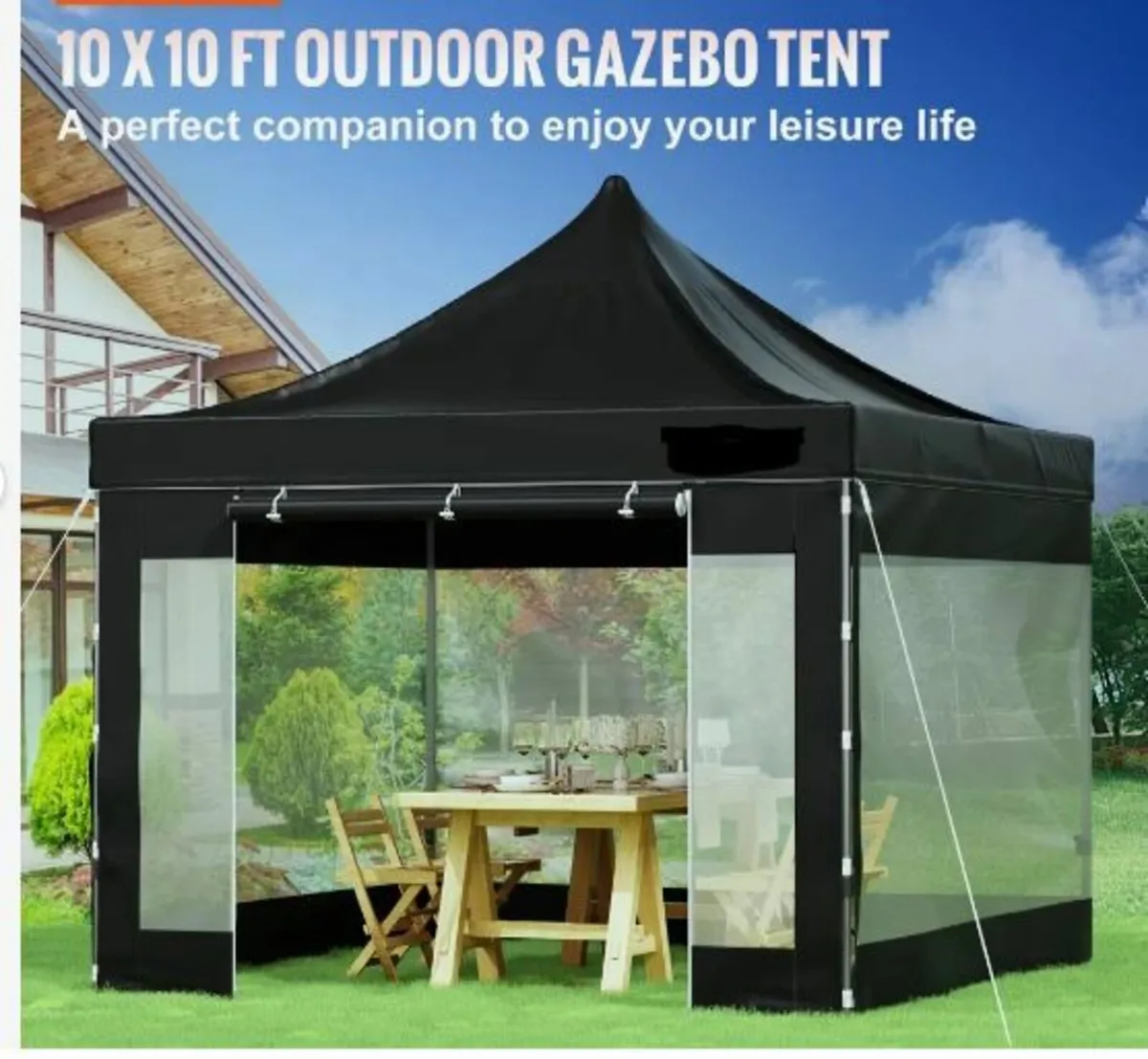 304.8 x 304.8 cm Pop Up Canopy Tent - Image 3