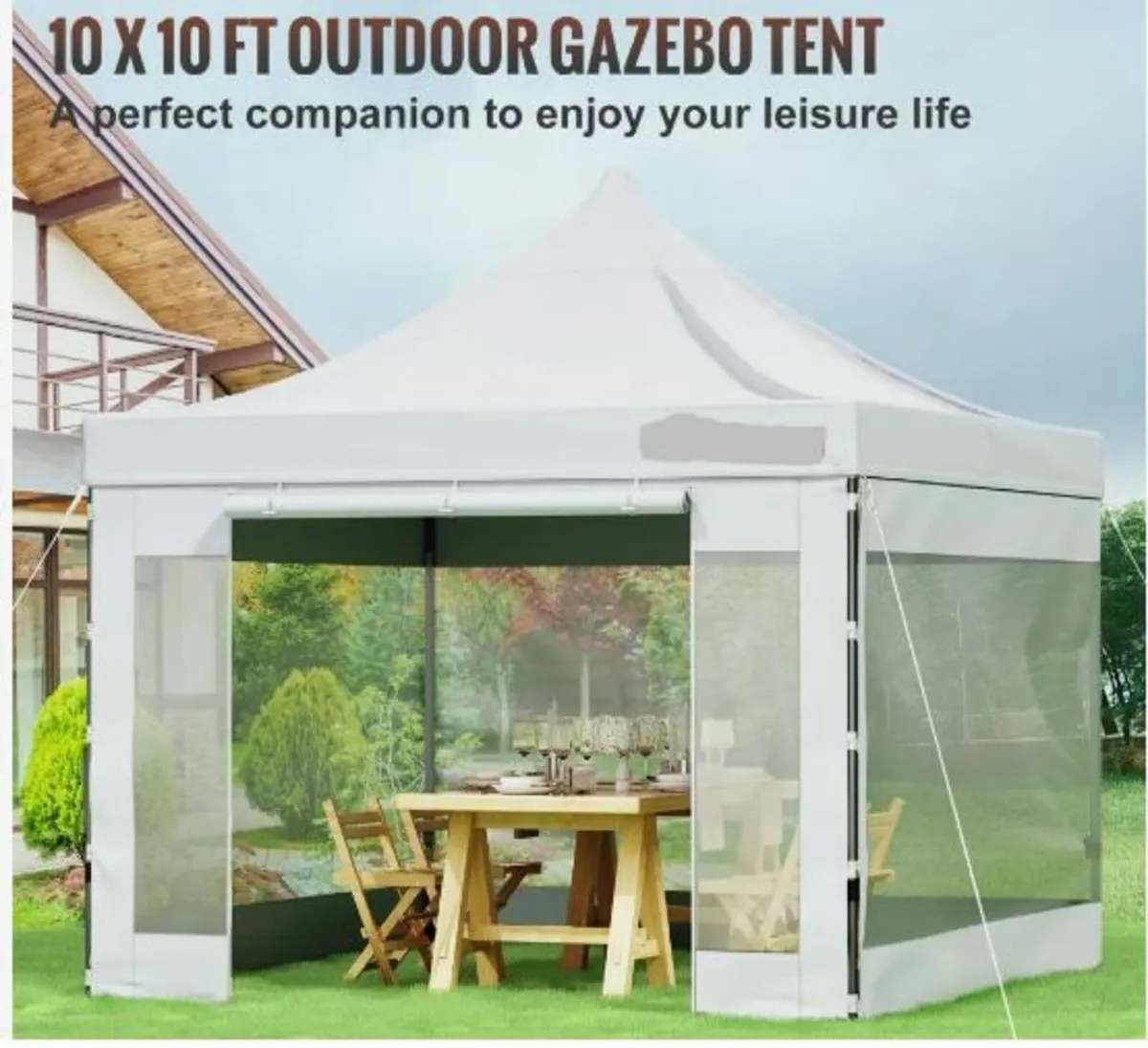 304.8 x 304.8 cm Pop Up Canopy Tent, Outdoor - Image 1