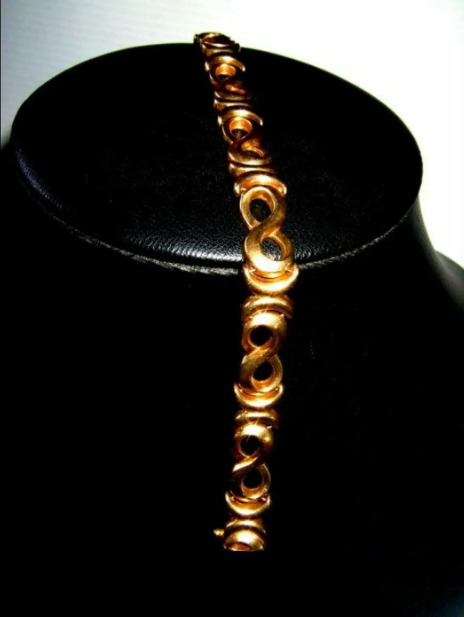 Vintage 9ct Gold Hallmarked Italian Bracelet - Image 2