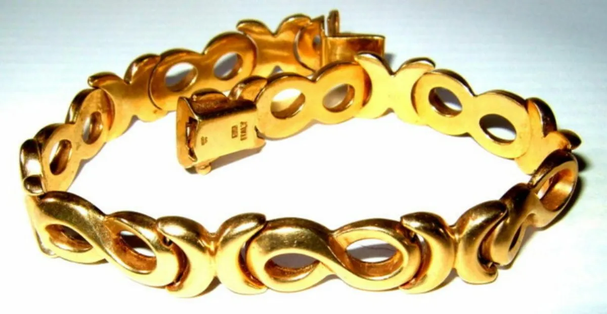 Vintage 9ct Gold Hallmarked Italian Bracelet - Image 1