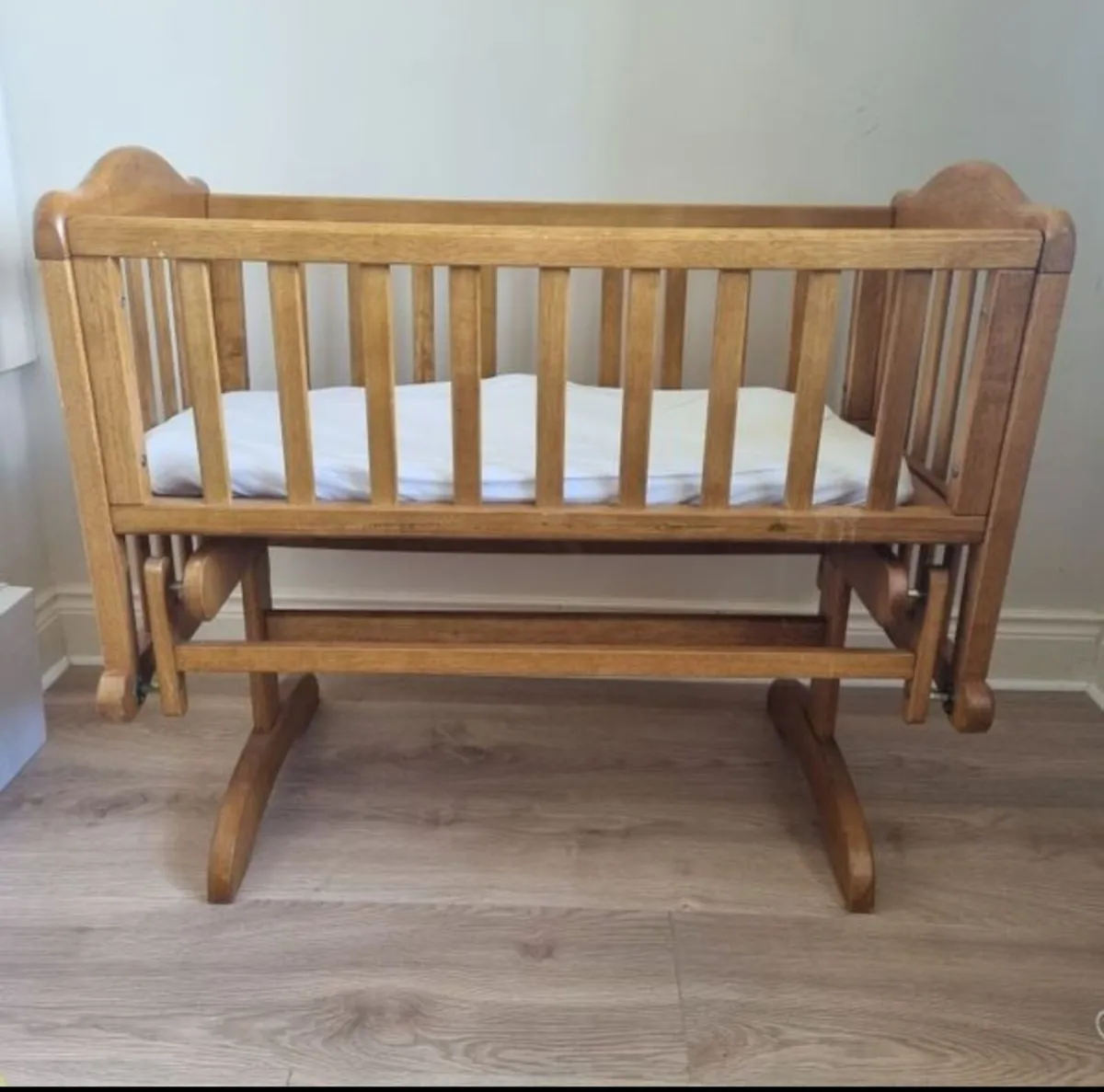 Wooden Baby Crib - Image 1