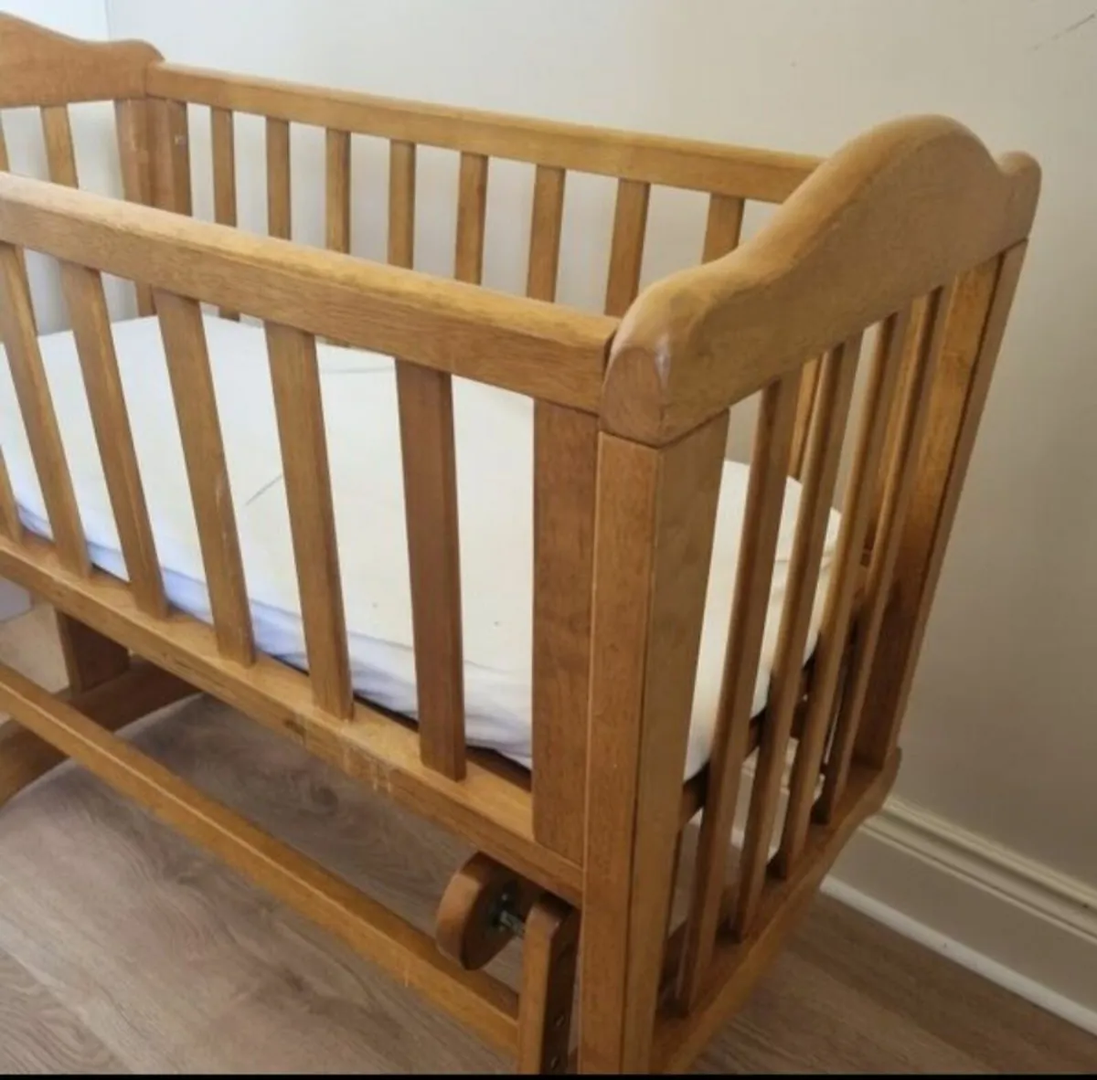 Wooden Baby Crib - Image 2
