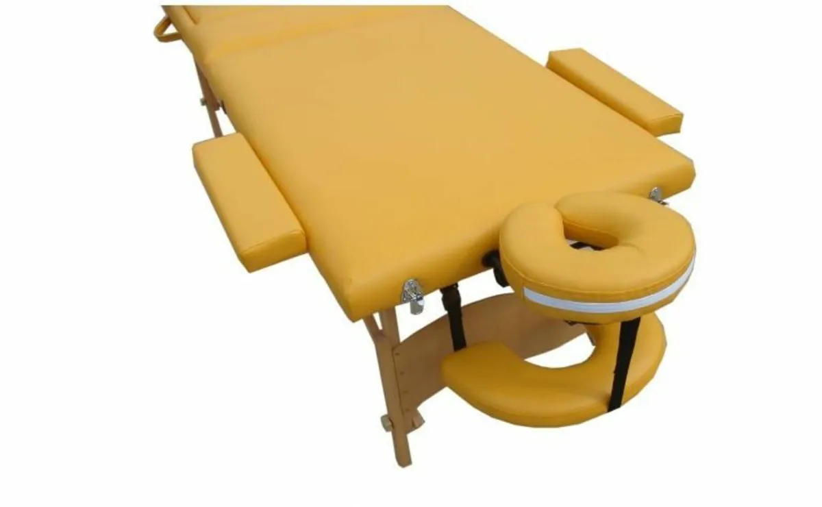 Massage Table 3 Zone Wooden Folding - Image 2