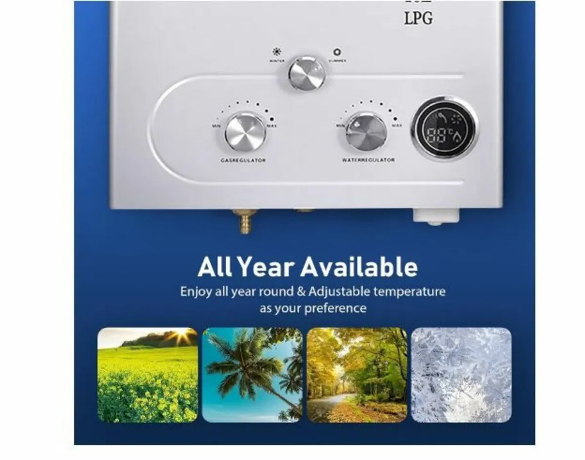 18L Gas Instantaneous Water Heater, 32 KW LPG - Image 4