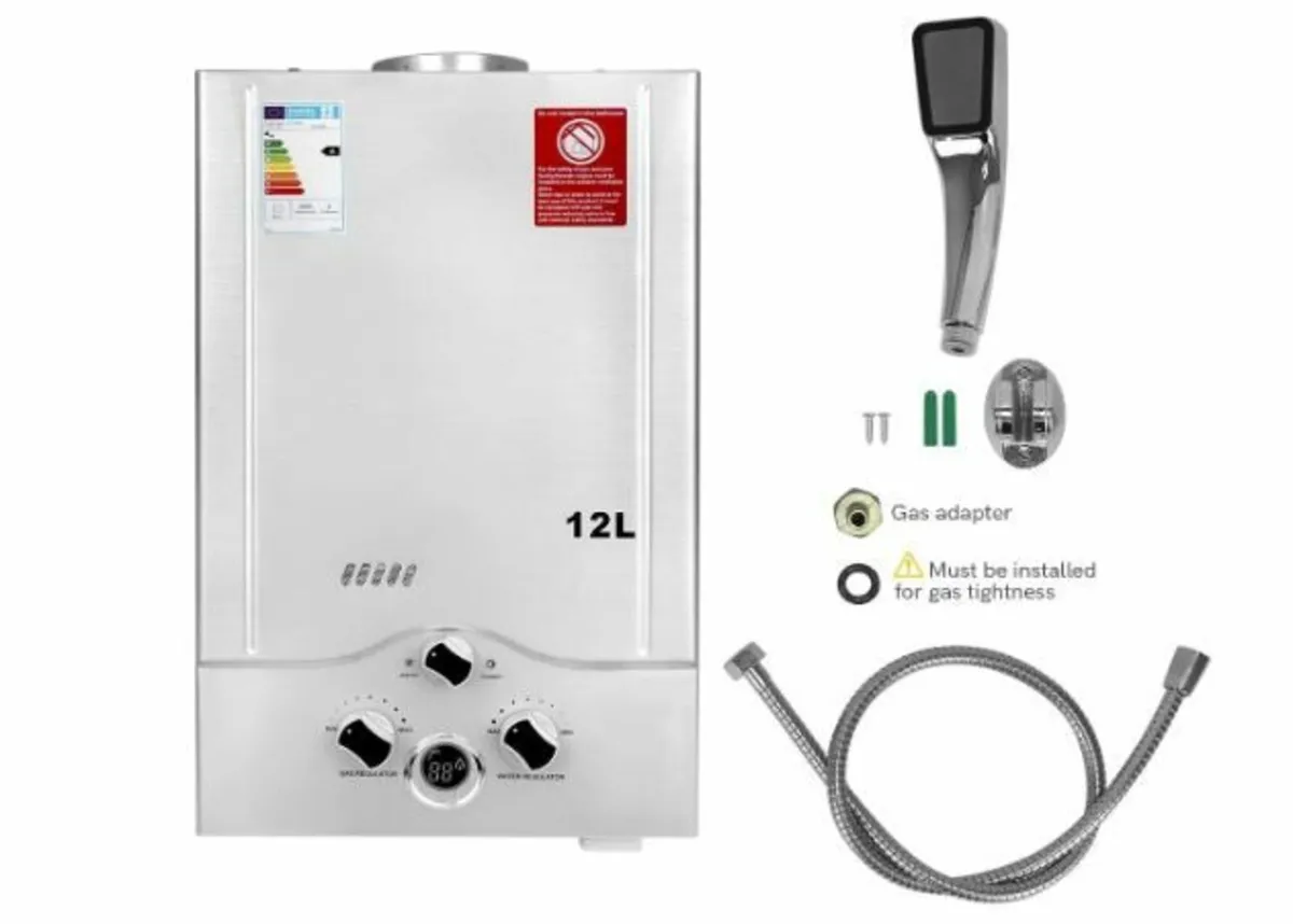 12LPM Gas Instantaneous Water Heater, 24 kW - Image 1