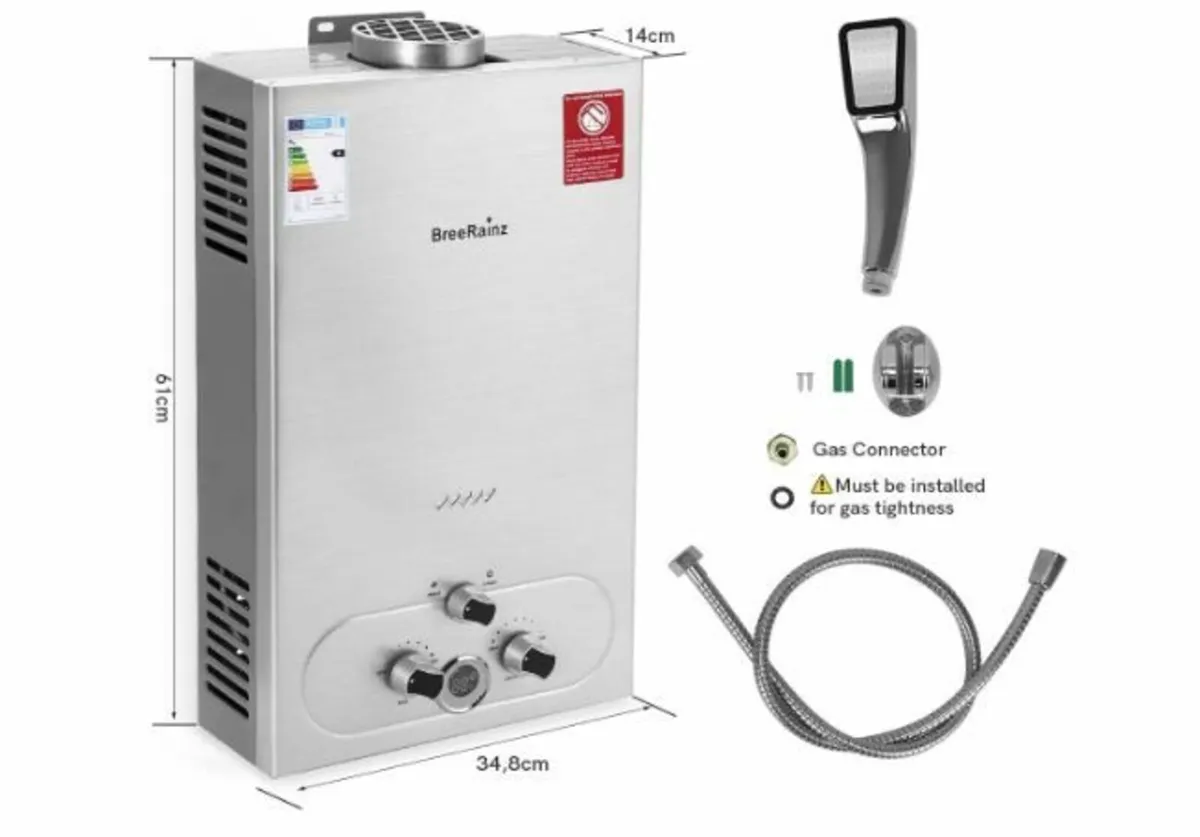 20LPM Gas Instantaneous Water Heater, 40 kW - Image 1